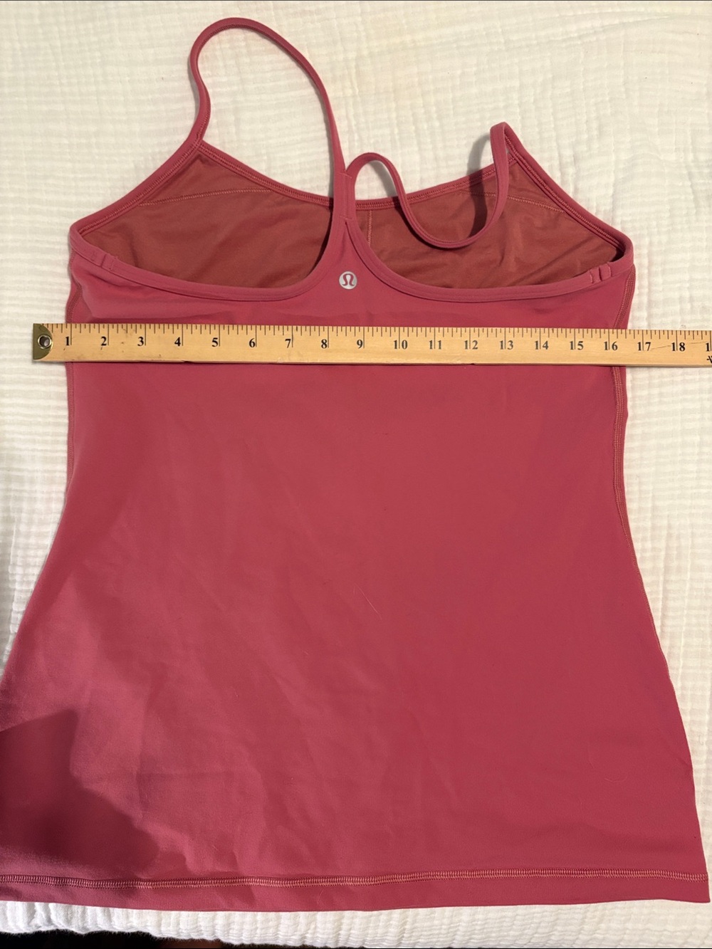 lululemon athletica Raspberry Pink Strappy Yoga Tank